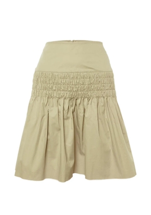 MARANT ÉTOILE ruffle-detail mini skirt - Neutrals