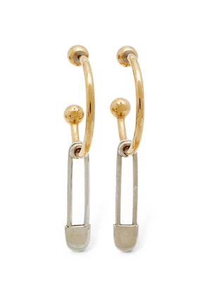 Burberry Pre-Owned Kilt Pin hoop earrings - Gold
