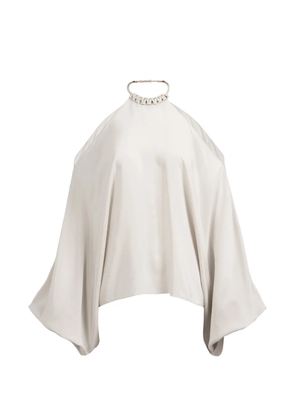 Silvia Tcherassi Consuelo cold-shoulder blouse - White