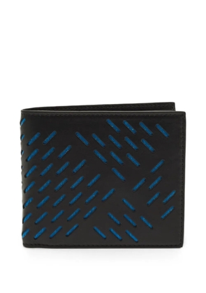Bottega Veneta Pre-Owned perforated bifold wallet - Black