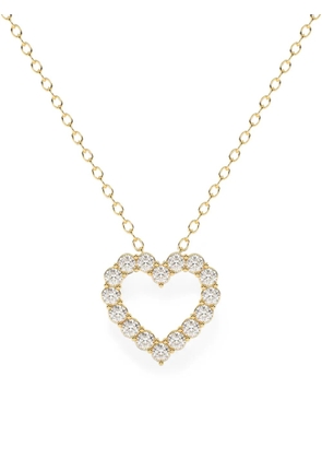 Diamond Essentials heart diamond necklace - Gold