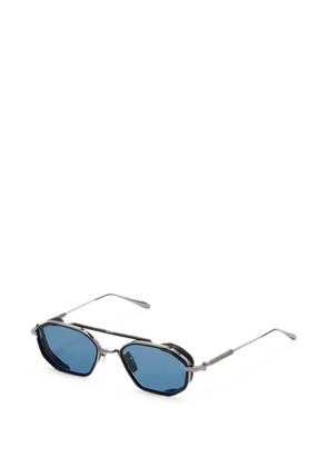Akoni geometric-frame sunglasses - Black