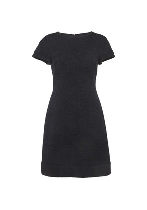 CHANEL Pre-Owned tweed short-sleeve mini dress - Blue