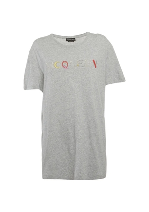 Alexander McQueen Pre-Owned graphic-print T-shirt - Grey