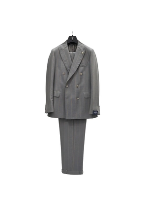 Tombolini double-breasted pinstripe suit - Grey