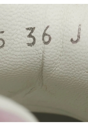 Alexander McQueen Pre-Owned Court leather sneakers - White