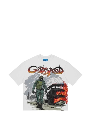 GODSPEED KHAOS graphic-print T-shirt - White