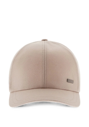 Herno logo-plaque baseball cap - Neutrals