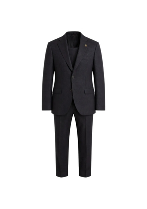 Pal Zileri logo-plaque single-breasted suit - Grey