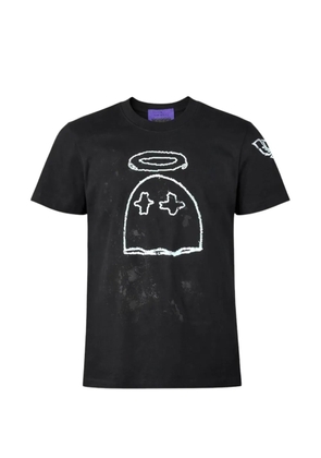 B WOOD Gooney Saint Ghost puff-print T-shirt - Black