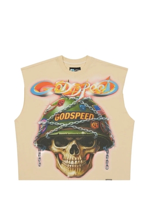 GODSPEED Badges of Honor graphic-print T-shirt - Neutrals