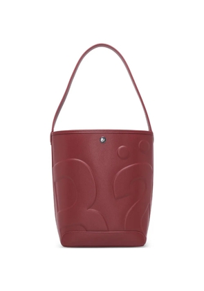 Rally Movement The Bag Whisper embossed bucket bag - Red