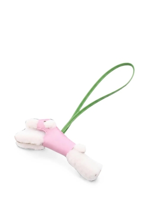 Hermès Pre-Owned 2025 Budy fur bag charm - Pink
