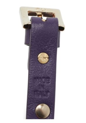 Valentino Garavani Pre-Owned Rockstud leather bracelet - Purple