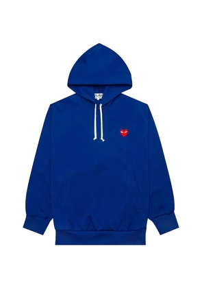 Comme Des Garçons Play heart-patch hoodie - Blue