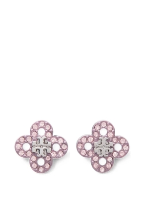Tory Burch Forget Me Not Clover stud earrings - Silver