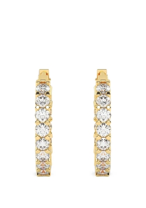 Diamond Essentials diamond hoop earrings - Gold