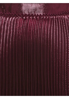 Gucci Pre-Owned plissé midi skirt - Red