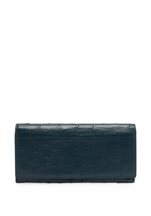 Gucci Pre-Owned Continental leather wallet - Blue