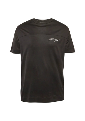 Emporio Armani Pre-Owned logo-print T-shirt - Black