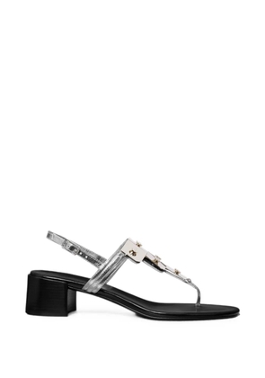 Tory Burch studded heeled sandals - Silver