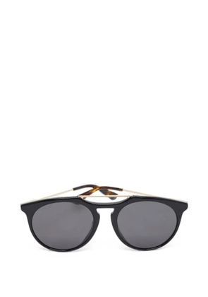Gucci Pre-Owned round-frame sunglasses - Black