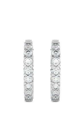 Diamond Essentials laboratory-grown diamond earrings - Silver