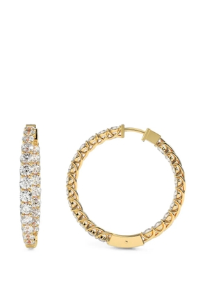 Diamond Essentials Lucida diamond hoop earrings - Gold