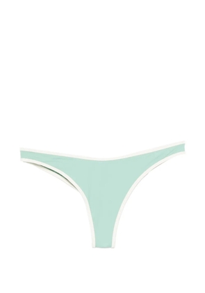 MC2 Saint Barth Naomi contrast-trim bikini bottoms - Green