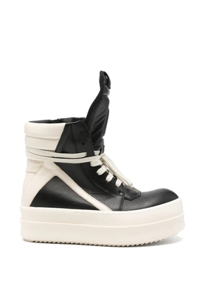 Rick Owens Geobasket leather sneakers - Black