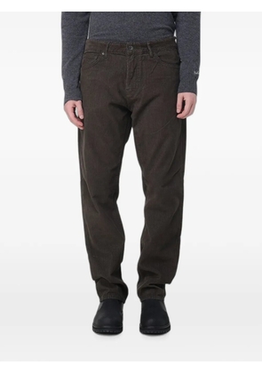 Armani Exchange regular-fit corduroy trousers - Brown