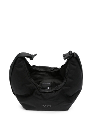 Y-3 Crescent logo-print padded tote bag - Black