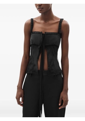 Ann Demeulemeester Gila balconette top - Black