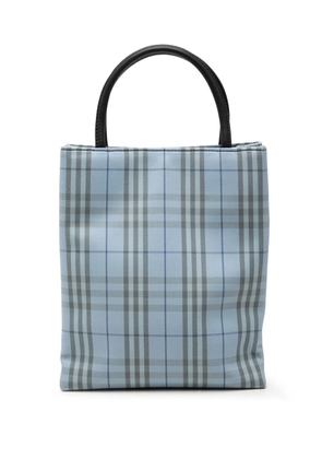 Burberry Pre-Owned 2000-2017 House Check Canvas handbag - Blue