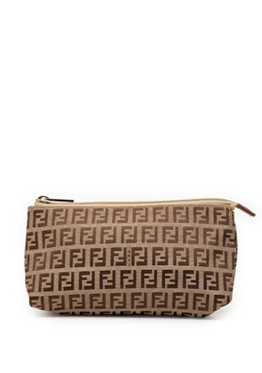 Fendi Pre-Owned 1990-2000 Zucchino Canvas pouch - Brown