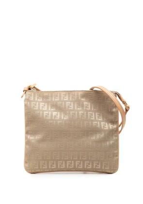 Fendi Pre-Owned 2000-2010 Zucchino Canvas crossbody bag - Neutrals