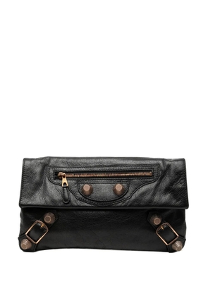 Balenciaga Pre-Owned 2007-2010 Lambskin Motocross Giant 21 Envelope clutch bag - Black