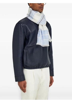 Ferragamo Check stole - Blue
