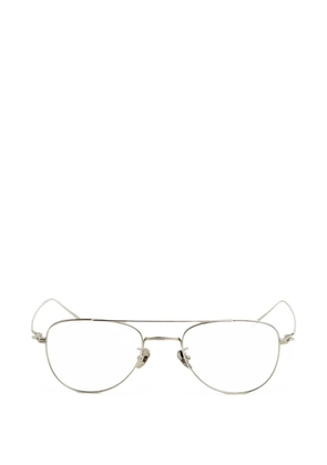 akila Echo pilot-frame glasses - Silver