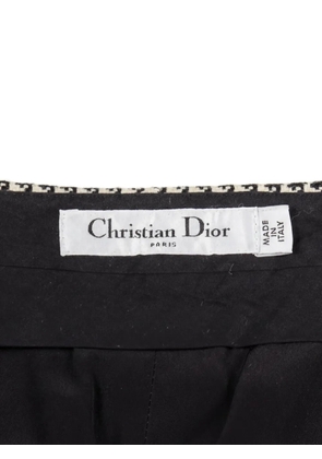 Christian Dior Pre-Owned patterned trousers - Black