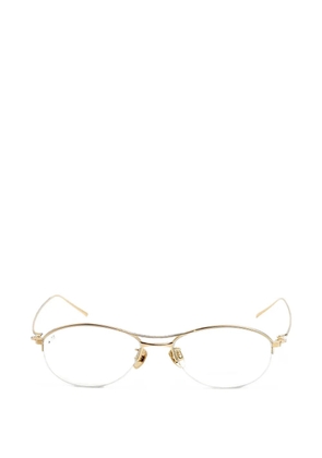 akila Helix round-frame glasses - Gold