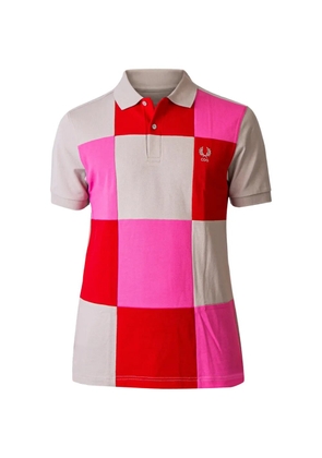 Comme Des Garçons Shirt x Fred Perry logo-embroidered polo shirt - Neutrals