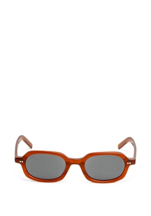 akila Psyche geometric-frame sunglasses - Brown