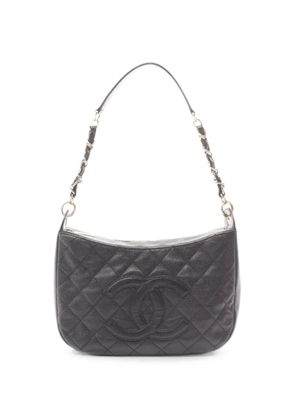 CHANEL Pre-Owned 2003-2004 Matelassé shoulder bag - Black