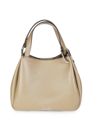 Furla Nuvola pebbled-leather tote bag - Neutrals