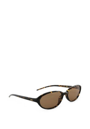 Chimi Ellipse tortoiseshell-effect oval-frame sunglasses - Brown