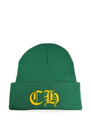Chrome Hearts logo-embroidered beanie hat - Green
