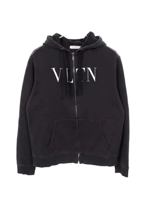 Valentino Garavani Pre-Owned 2000s logo zip hoodie - Black