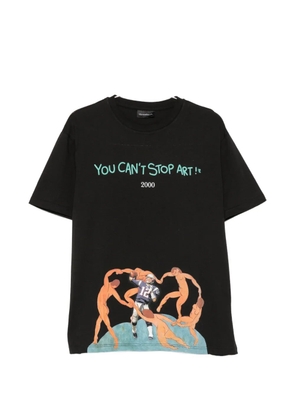 Throwback. graphic-print T-shirt - Black