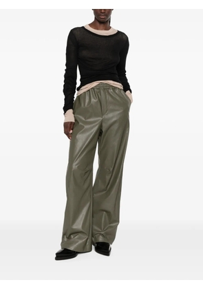 MM6 Maison Margiela elasticated-waist trousers - Green
